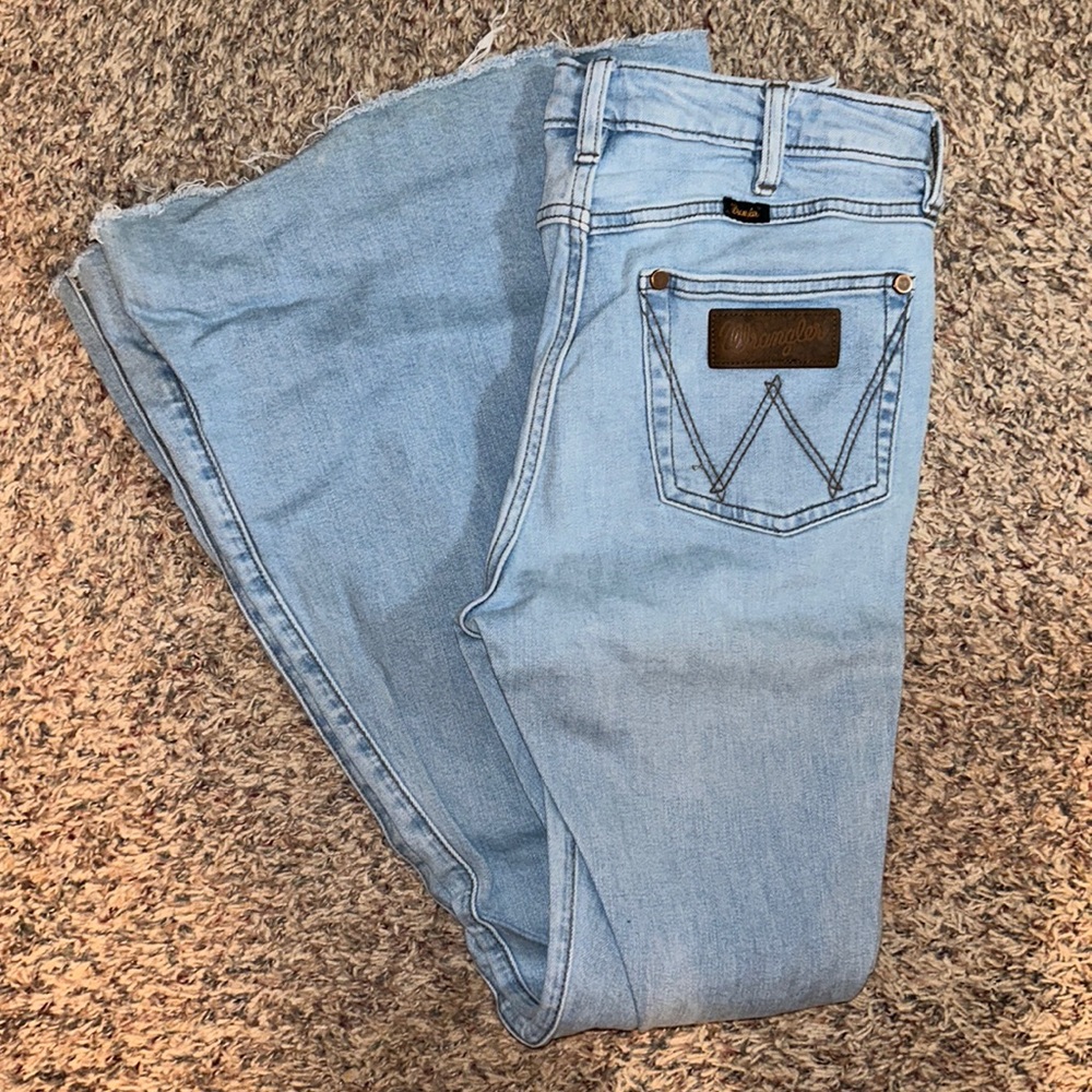 wrangler flare jeans